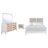Bexhill 4-piece Queen Bedroom Set White | Gallery | 223471Q-S4 223471KE-S4 223471KW-S4 223471Q-S5 223471KE-S5 223471KW-S5