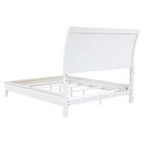 Bexhill 56-inch Upholstered Queen Panel Bed White | Queen | White | 223471Q