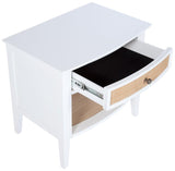 Bexhill 1-drawer Nightstand Bedside Table White | White | 223472