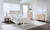 Bexhill 1-drawer Nightstand Bedside Table White | White | 223472
