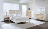 Bexhill 1-drawer Nightstand Bedside Table White | White | 223472