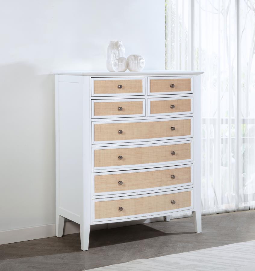 Bexhill 8-drawer Chest of Drawers White | White | 223475