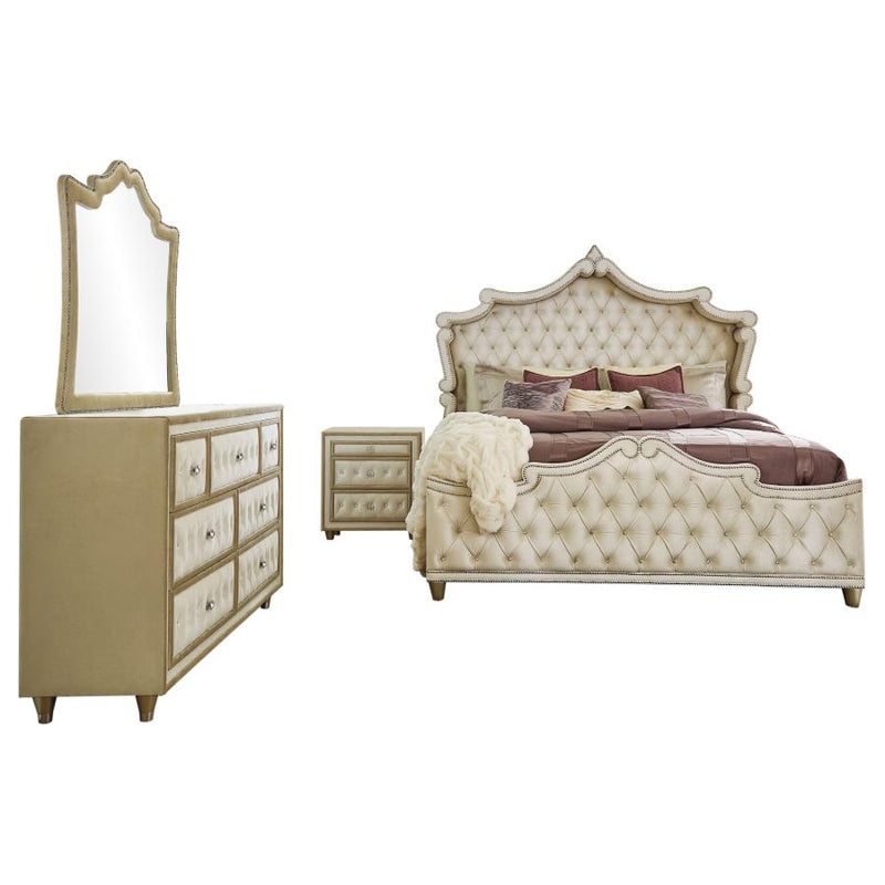 Antonella 4-piece Bedroom Set Ivory