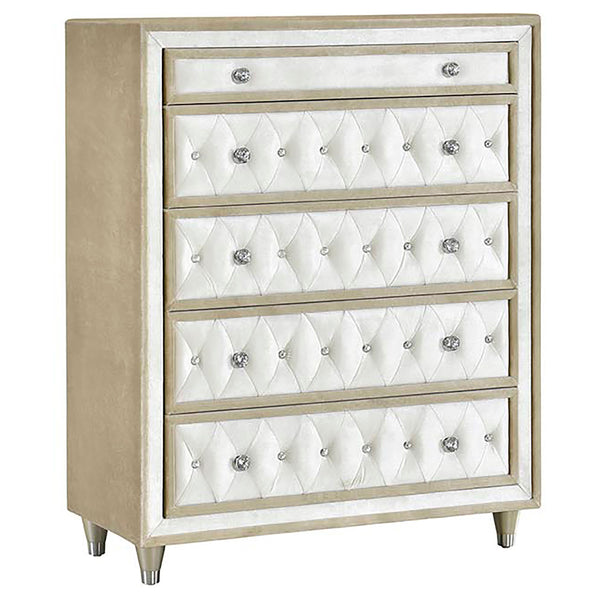 Antonella Ivory 5-Piece Queen Set