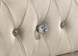 Antonella Upholstered 3-drawer Nightstand Ivory and Camel | Ivory | Ivory / Camel | 223522