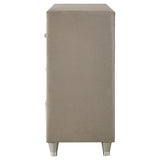 Antonella 7-drawer Upholstered Dresser Ivory and Camel | Ivory | Ivory / Camel | 223523