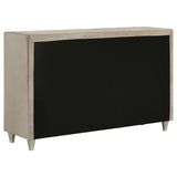 Antonella 7-drawer Upholstered Dresser Ivory and Camel | Ivory | Ivory / Camel | 223523