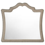 Antonella Upholstered Dresser Mirror Camel | Beige | Camel | 223524