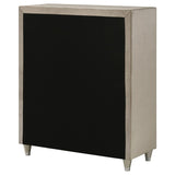 Antonella 5-drawer Bedroom Chest Ivory and Camel | Beige | Ivory / Camel | 223525