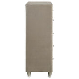 Antonella 5-drawer Bedroom Chest Ivory and Camel | Beige | Ivory / Camel | 223525