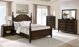 Andover 4-piece Queen Bedroom Set Dark Oak | California King / 5-piece | 223631KW-S5