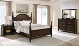 Andover 4-piece Queen Bedroom Set Dark Oak | Gallery | 223631Q-S4 223631KE-S4 223631KW-S4 223631Q-S5 223631KE-S5 223631KW-S5
