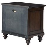 Andover 1-drawer Nightstand Bedside Table Dark Oak | King | Brown | Dark Oak | 223632