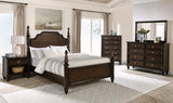 Andover 1-drawer Nightstand Bedside Table Dark Oak | King | Brown | Dark Oak | 223632