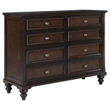 Andover 8-drawer Dresser Cabinet Dark Oak | Brown | Dark Oak | 223633