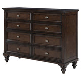 Andover 8-drawer Dresser Cabinet Dark Oak | Brown | Dark Oak | 223633