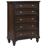 Andover 5-drawer Chest of Drawers Dark Oak | Brown | Dark Oak | 223635