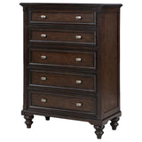 Andover 5-drawer Chest of Drawers Dark Oak | Brown | Dark Oak | 223635