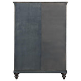 Andover 6-drawer Tempered Glass Door Chest Dark Oak | King | Brown | Dark Oak | 223637