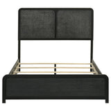 Cavelle 51-inch Upholstered Full Panel Bed Black | Black | 223661F