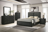 Cavelle 4-piece Twin Bedroom Set Black | Eastern King / 5-piece | 223661KE-S5