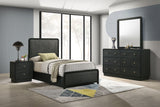 Cavelle 4-piece Twin Bedroom Set Black | Twin / 4-piece | 223661T-S4