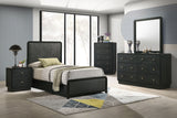Cavelle 4-piece Twin Bedroom Set Black | Twin / 5-piece | 223661T-S5
