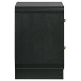 Cavelle 2-drawer Nightstand Bedside Table Black | Black | 223662