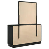 Cavelle 6-drawer Dresser and Mirror Black | Black | 223663M