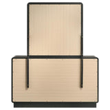 Cavelle 6-drawer Dresser and Mirror Black | Black | 223663M
