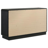 Cavelle 6-drawer Dresser Cabinet Black | King | Black | 223663