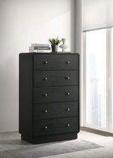 Cavelle 5-drawer Chest of Drawers Black | Black | 223665