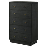 Cavelle 5-drawer Chest of Drawers Black | Black | 223665