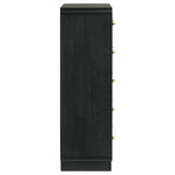 Cavelle 5-drawer Chest of Drawers Black | Black | 223665