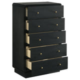 Cavelle 5-drawer Chest of Drawers Black | Black | 223665