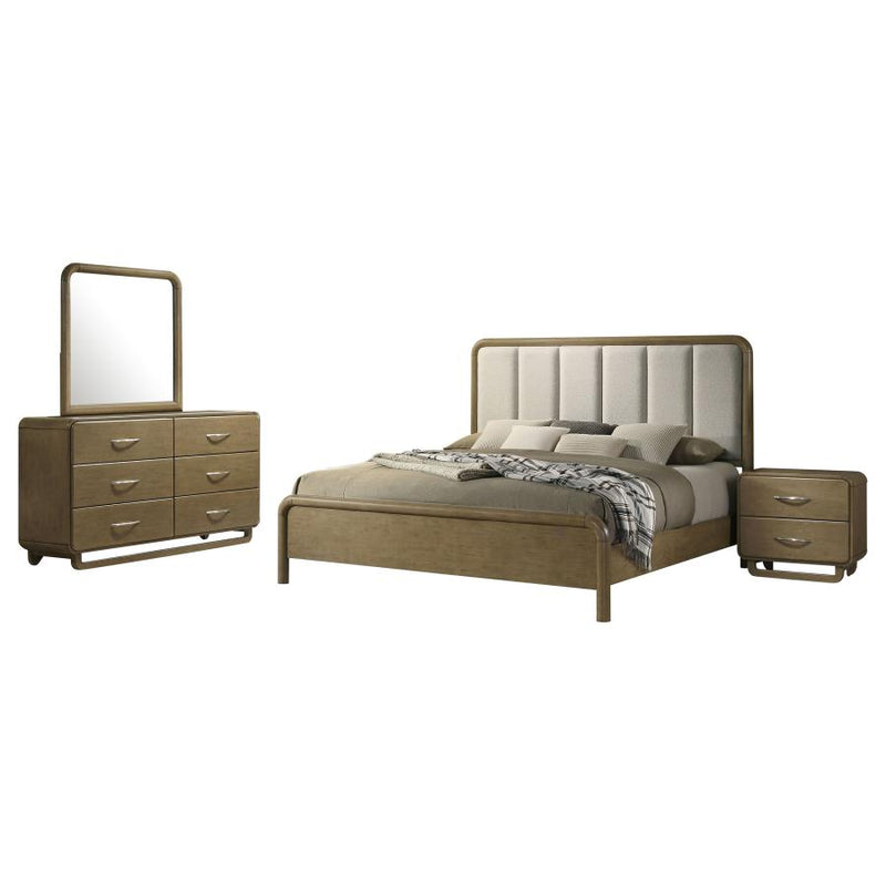Amsbury 4-piece Bedroom Set Nutmeg