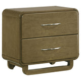 Amsbury 2-drawer Nightstand Bedside Table Nutmeg | Brown | Nutmeg | 224272
