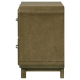Amsbury 2-drawer Nightstand Bedside Table Nutmeg | Brown | Nutmeg | 224272