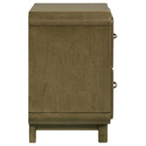 Amsbury 2-drawer Nightstand Bedside Table Nutmeg | Brown | Nutmeg | 224272
