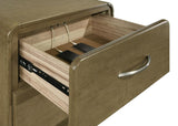 Amsbury 2-drawer Nightstand Bedside Table Nutmeg | Brown | Nutmeg | 224272