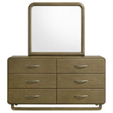 Amsbury 6-drawer Dresser and Mirror Nutmeg | Brown | Nutmeg | 224273M