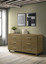 Amsbury 6-drawer Dresser Cabinet Nutmeg | Brown | Nutmeg | 224273