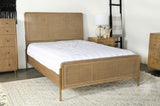 Arini Rattan Panel Bed Sand Wash and Natural