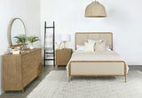Arini 4-piece Queen Bedroom Set Cream and Sand Wash | Queen / 4-piece | 224301QCRM-S4