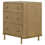 Arini 3-drawer Nightstand Sand Wash | Beige | Sand Wash | 224302
