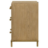 Arini 3-drawer Nightstand Sand Wash | Beige | Sand Wash | 224302