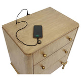Arini 3-drawer Nightstand Sand Wash | Beige | Sand Wash | 224302