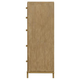 Arini 5-drawer Bedroom Chest Sand Wash | Brown | Sand Wash | 224305