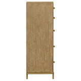 Arini 5-drawer Bedroom Chest Sand Wash | Brown | Sand Wash | 224305