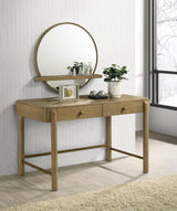 Arini 2-drawer Vanity Desk Makeup Table Sand Wash | Beige | Sand Wash | 224307